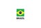 Brazil national flag square