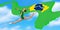 Brazil poster gymnast girl