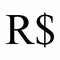 Brazil Real currency symbol