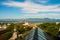 Brazil, Rio de Janeiro, Santa Teresa Neighbourhood. Top view of the city from the Ruins of the house Laurinda