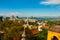 Brazil, Rio de Janeiro, Santa Teresa Neighbourhood. Top view of the city from the Ruins of the house Laurinda