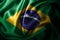 Brazil Silk Satin Flag