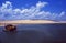 Brazil: A simple ferry takes your car across the river near Icarai in MAranhao