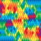 Brazil summer games colors pattern. abstract rhombus background
