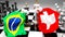 Brazil Switzerland crisis, clash, conflict and debate between those two countries that aims at a trade deal or dominance