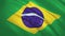 Brazil . Waving Flag Video Background