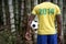 Brazilian 2014 Soccer Football Player Jungle Bamboo