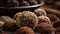 Brazilian Brigadeiros Selective Focus Background