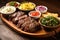 brazilian churrasco spread with traditional sides