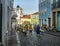 Brazilian drumming group on the streets of Pelourinho - Salvador, Bahia, Brazil