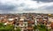 Brazilian favelas shantytown self made houses panorama, Rio De Janeiro