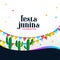 Brazilian festa junina celebration background