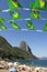 Brazilian Flag Bunting Red Beach Sugarloaf Rio Brazil