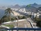 Brazilian flag and Copacabana view Duque de Caxias Fort Leme Rio de Janeiro Brazil Landscape