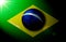 Brazilian Flag Drawn on Field With 3D Soccer Ball