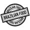 Brazilian Food rubber stamp
