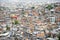 Brazilian Hillside Favela Shantytown Rio de Janeiro Brazil