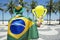 Brazilian Holding Trophy Copacabana Beach