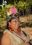 Brazilian indian woman in typical costumes