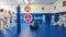 Brazilian Jiu Jitsu mixed martial arts grappling training at Fulham Gracie Barra academy in London, UK