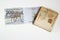 Brazilian money with two hundred real bill. Top view