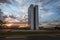 Brazilian National Congress at sunset - Brasilia, Distrito Federal, Brazil