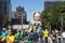 Brazilian Protesters in support of Presidente Jair Bolsonaro