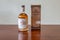 Brazilian Pure malt whisky Union Single malt bottle isolated in selective focus