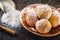 Brazilian rain cookie. Small sweet served in the afternoons, as an afternoon coffee. Made of cinnamon and refined sugar. Called in