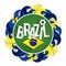 Brazilian Soccer Team Badge