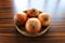 Brazilian spices. Onions basket on the wooden table with backlight