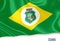 Brazilian state Ceara flag.
