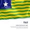 Brazilian state Piaui flag.