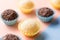 Brazilian sweets: Beijinho and Brigadeiro. Children birthday par