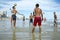 Brazilians Playing Altinho Keepy Uppy Futebol Beach Soccer Football