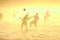 Brazilians Playing Altinho Keepy Uppy Futebol Beach Soccer Football