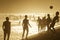 Brazilians Playing Beach Football Altinho Keepy Uppy Soccer Rio