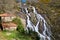 BraÃ±as waterfall. Toques. A CoruÃ±a. Galicia