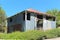 BREA, CALIFORNIA - 9 JUN 2021: The Jack Line Pump Unit Building at the Olinda Oil Museum and Trail