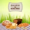 Bread Background Illustration