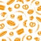 Bread background. Vector