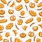 Bread background. Vector