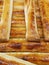 bread bars with caramel layer, background and texture