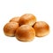 Bread buns with sesame seeds isolated on transparent white background, fresh baked wheat bread buns