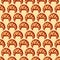 Bread croissant vector pattern background