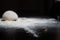 Bread. detail of the bread making process. bread crust. hand detail. fotografie la interior.