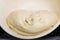 Bread dough rising in a bowl