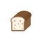 Bread flat icon, food drink elements