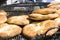 Bread on the grill. Lavash Armenian. Wholemeal flour is a solid variety, preserves all vitamins.