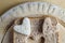 Bread Hearts on Vintage Bread Board